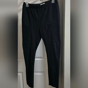 $29 OBO Parasuco Black Ribbed Leggings